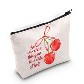 Singer Makeup Bag Singer Album Inspired Gift The Sweetest Thing on This Side of Hell Zipper Pouch Bag for Fan Singer Sour Gift (MB, The Sweetest-PY2)