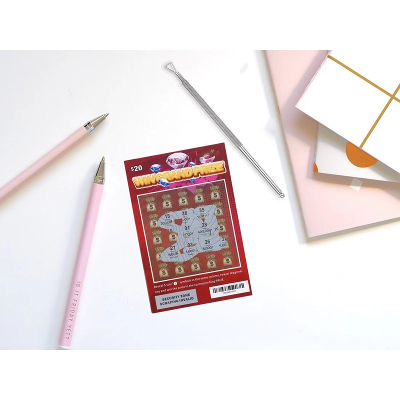 3PCS Metal Lottery Ticket Scratcher Pens – Ergonomic Scratch Off