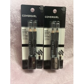 COVERGIRL Lot of 2 CoverGirl Easy Breezy Brow Fill & Define Pencil - 500 Black B1