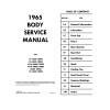 1965 Oldsmobile Body Shop Manual