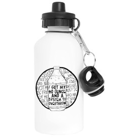 40 oz Aluminium White Water Bottle with Screw Cap White Water Bottle with Screw Cap