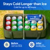 Below Zero Prefilled Reusable Ice Packs for Coolers | Long