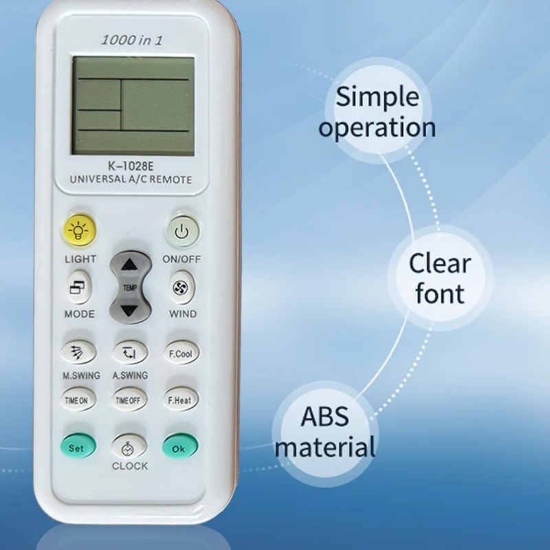 Generic K-1028E Universal Air Conditioner A/C Remote Control,Fit for Haier,