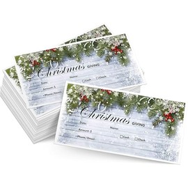 500 Tithes and Offering Envelopes for Church | Tithe Envelopes for Church | USA Company (Christmas Theme)
