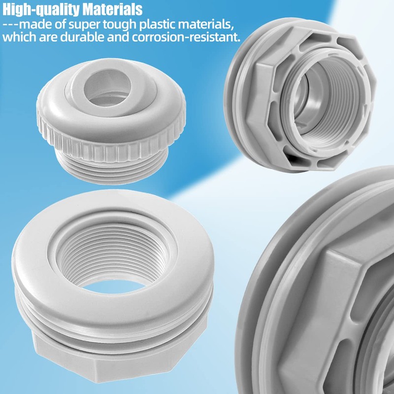Pool Jet Nozzles, 3/4" Directional Flow Eyeball Inlet Jet Fitting