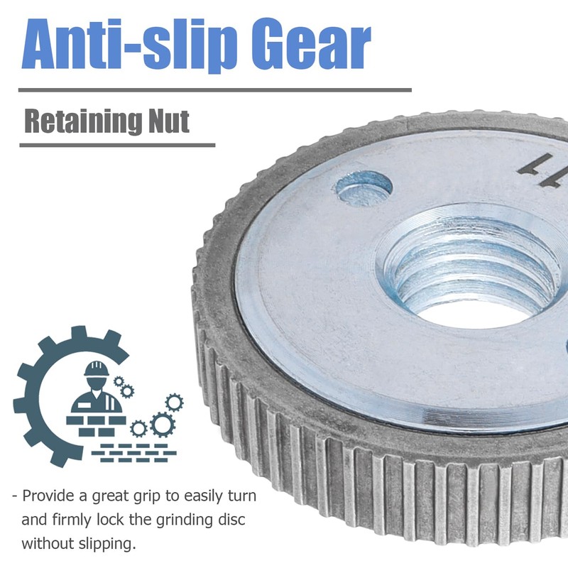 Mesee Quick Release Nut for Angle Grinder, 5/8"-11 Angle Grinder