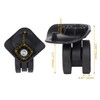 SHANOER 1 Pair Replacement Wheels for Luggage 360 Swivel Dual