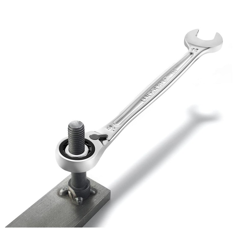 Facom 467B.10 Anti Slip Combination Ratcheting Spanner, 10mm