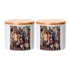 Fabulous Ceramic Pot with Lid Bamboo - Music Incredible String