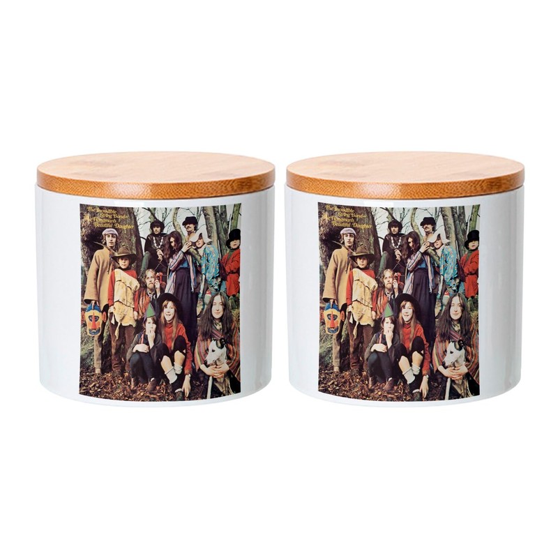 Fabulous Ceramic Pot with Lid Bamboo - Music Incredible String