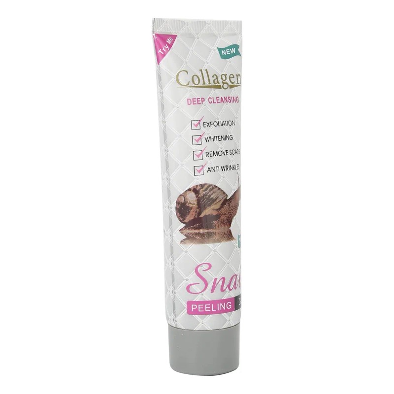 Gel Exfoliante Facial Con Colágeno, Limpieza De Poros Para P