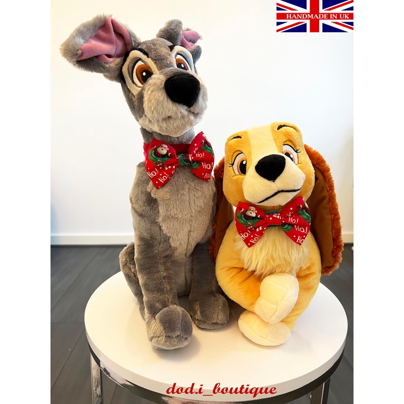 dod.i_boutique New Dogs Bow Tie Bowtie Merry Christmas SANTA RED