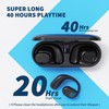 PSIER Open Ear Headphones, Bluetooth 5.3 Wireless Sports Headphones with