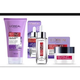 L'Oréal Kit L'Oréal Paris Revitalift 1.5% Hyaluronic Acid Face Serum, Gel Y Crema De Día