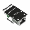 Willwewon RJ45 Ethernet Single Female Socket Connector Breakout Board, 2.54