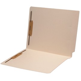 11 pt Manila Folders, Full Cut 2-Ply End Tab, Letter Size, Fastener Pos #1 & #3,"Confidential" Printed (Box of 50)