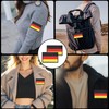 Pack of 2 Germany patch Velcro patches, Germany flag patch,
