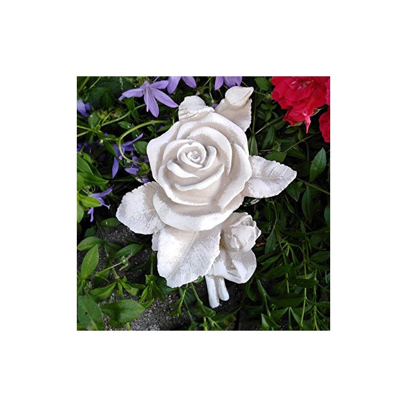 XL Rose with Stem Rose Flower Also Grave Decoration Grave