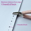Emopeak Single Hole Punch 1/8" and 1/4" - 2 Pack,