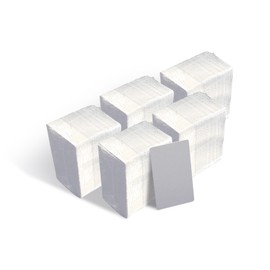 Premium Pure White CR80 30 Mil PVC ID Cards, Superior Graphic Quality - 100 or 500 Pack - Compatible with Most ID Badge Printers, Perfect for Identification Badges (500 Pack)