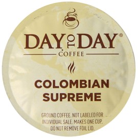 Day To Day Colombian Supreme Light Roast Single Serve Coffee Pods, 12 Count Box (Pack of 6), for K-Cup Keurig Brewer