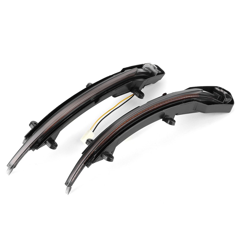Rearview Backup Mirror Turn Signal Light Dynamic LED Indicator Fits