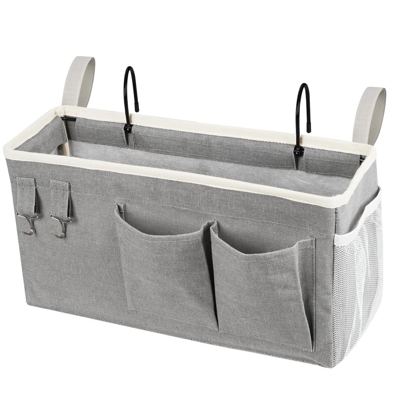 Loghot Bedside Caddy/Bedside Storage Bag Hanging Organizer for Bunk and