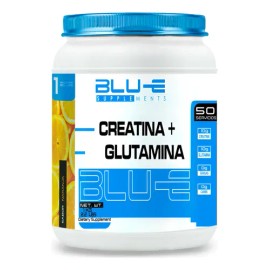 Creatina + Glutamina Blu-e 1kg 50 Servicios Varios Sabores