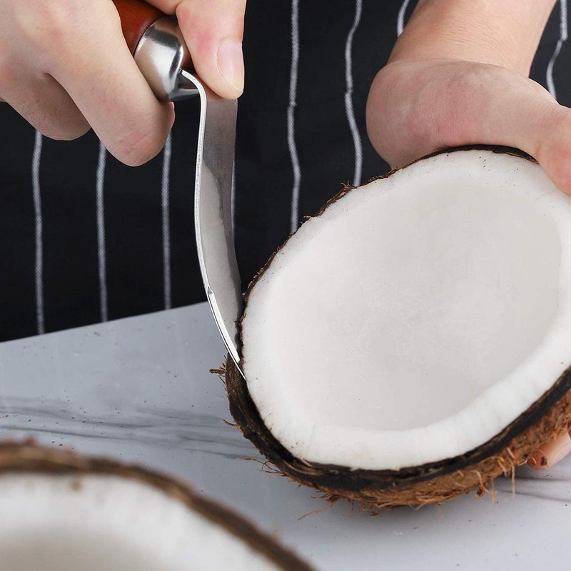 Coconut Opener and Coconut Meat Remover Coconut Cutter Set Kitchen