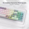 Redragon K628 Pollux 75% Wired RGB Gaming Keyboard, 78 Keys,