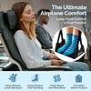 2 Pack No-Collapse Airplane Foot Hammock–Adjustable Foot Hammock for Plane