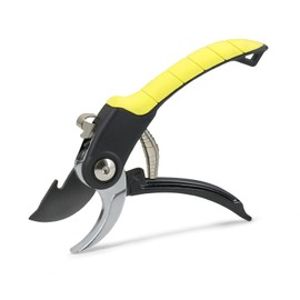 Colwelt Garden Secateurs, Ergonomic Professional Bypass Pruning Shears with Non-Stick Coating, Labor-Saving Garden Scissors with Safety Lock, Bypass Hand Pruners for Fresh Branches, Twigs