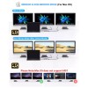 Selore&S-Global USB C Docking Station Dual Monitor, 9 in 1
