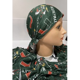 New Bandna Style  Miami Hurricanes