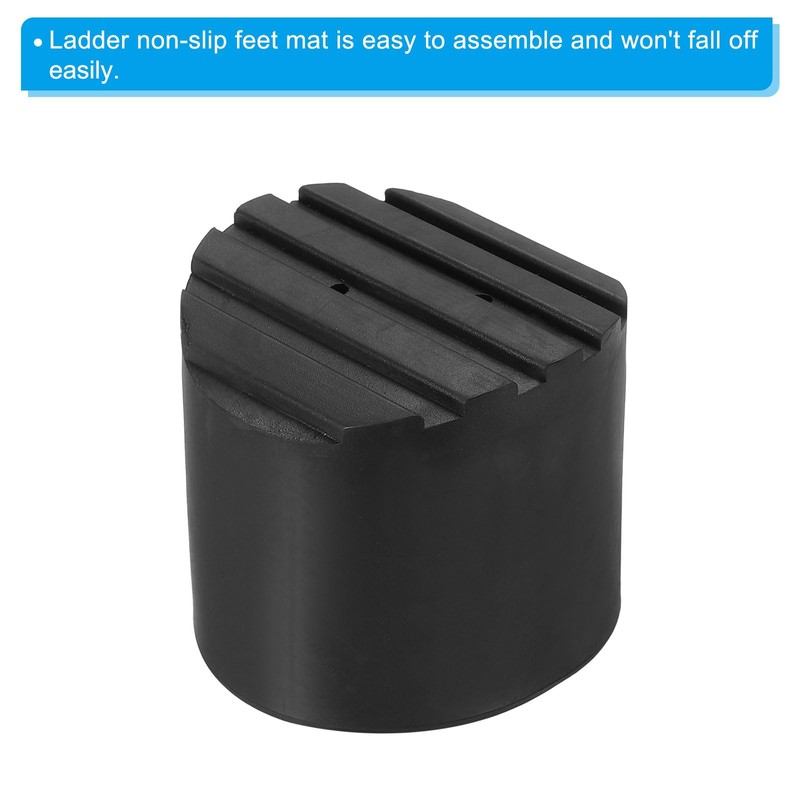 PATIKIL Ladder Non Slip Feet 2.2"/56mm, 2Pcs Rubber Round Foot