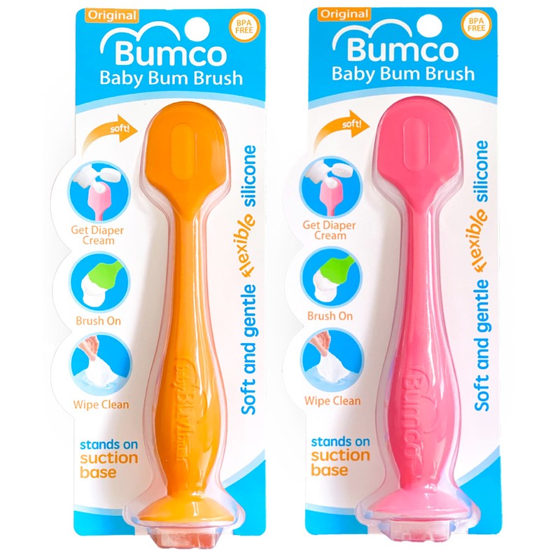 Bumco Diaper Cream Spatula (2-Pack) - BPA-Free Diaper Bag Essentials,