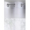 Pack of 2 x “Modena” Transparent, Decorative, Vertical Gradient Curtains