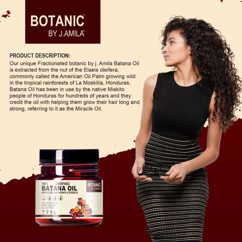 Botanic 100% Unrefined Batana Oil Butter, 2 Oz