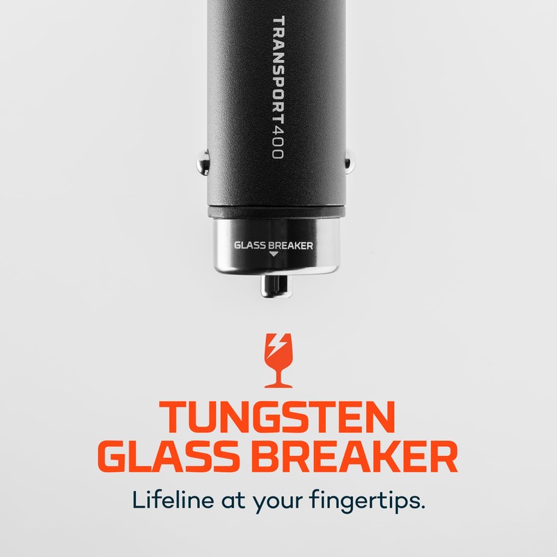 NEBO TRANSPORT 400 2-In-1 Car Charger & Flashlight | 400