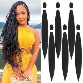 Braiding Hair Pre-Stretched Braiding Hair Ombre PreStretched Braiding Hair For Crochet Twist Braids Hair For Black Women
