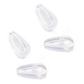 Betterun Clear Replacement Nose Pads Pieces for Oakley Deadbolt OO6046