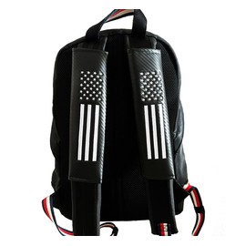 Dcifuu 2PCS Car Seat Belt Covers Shoulder Pads for American USA Flag, Carbon Fiber Car Seat Belt Pads Safety Belt Cover Pad, American Flag Decoration Interior Car Accessories