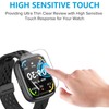 KUSINHOKA 3 Pack Screen Protector for Smartwatch IDW17/IDW20/IDW21/IDW23/IDW25/IDW26 1.83 Inch,HD