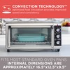 BLACK+DECKER TO3250XSB 8-Slice Extra Wide Convection Countertop Toaster Oven, Includes