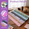 AOOSA Jelly Roll Fabric Strips for Quilting, 40 Strip 2.5