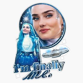 Magnet Addison Alien Zombies 3 - I'm Finally Me! Magnetic Vinyl Sticker 5"