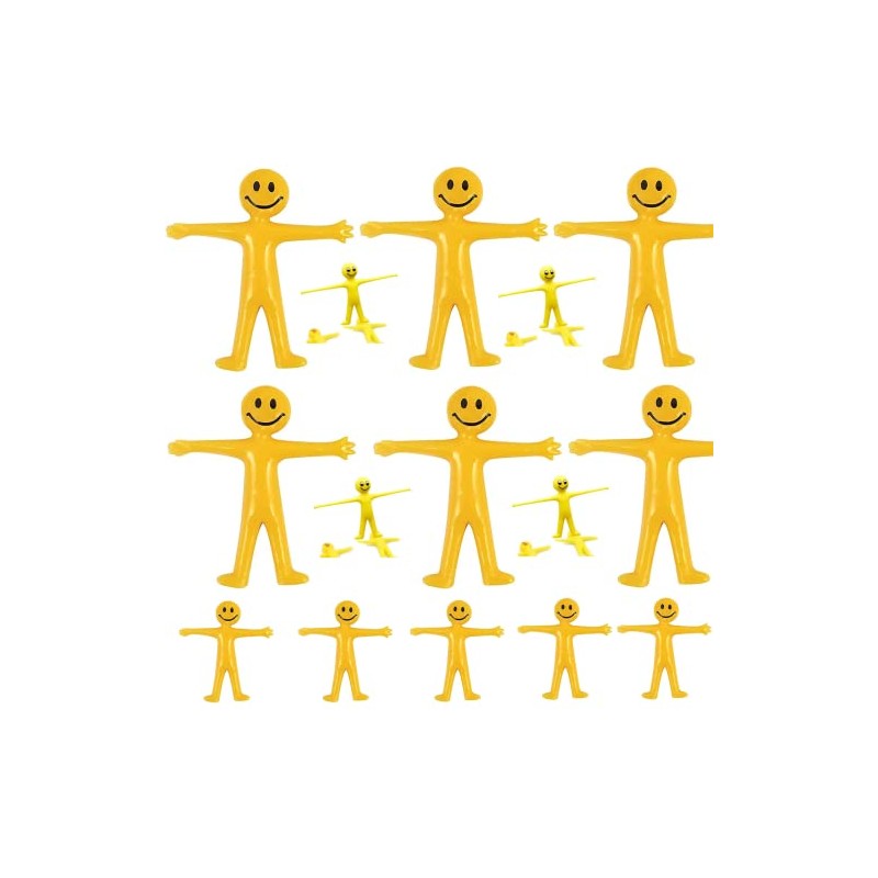 50Pk Yellow Stretchy Men Party Bag Fillers for Kids Unisex
