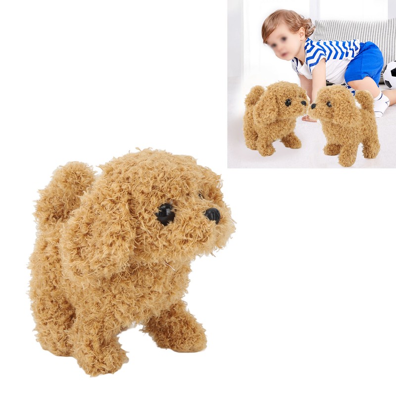 Plush Puppy Dog Electronic Interactive Plush Dog Walking Barking Wagging