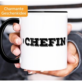 Coffee Cup With Female Chef Logo Female Chef Cup with Inner Moon Works®