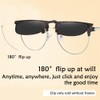 Wnddle Sunglasses Clip, Sunglasses Attachment, Sunglasses for Clip-on Polarised, Foldable
